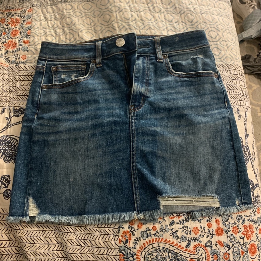 American Eagle Denim Mini Skirt